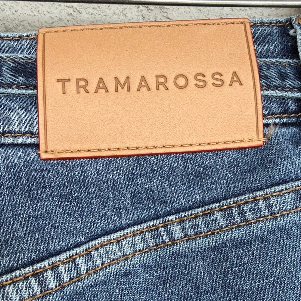 Tramarossa High Rise Belted Straight Leg Jeans Waist 27 - Picture 3 of 12